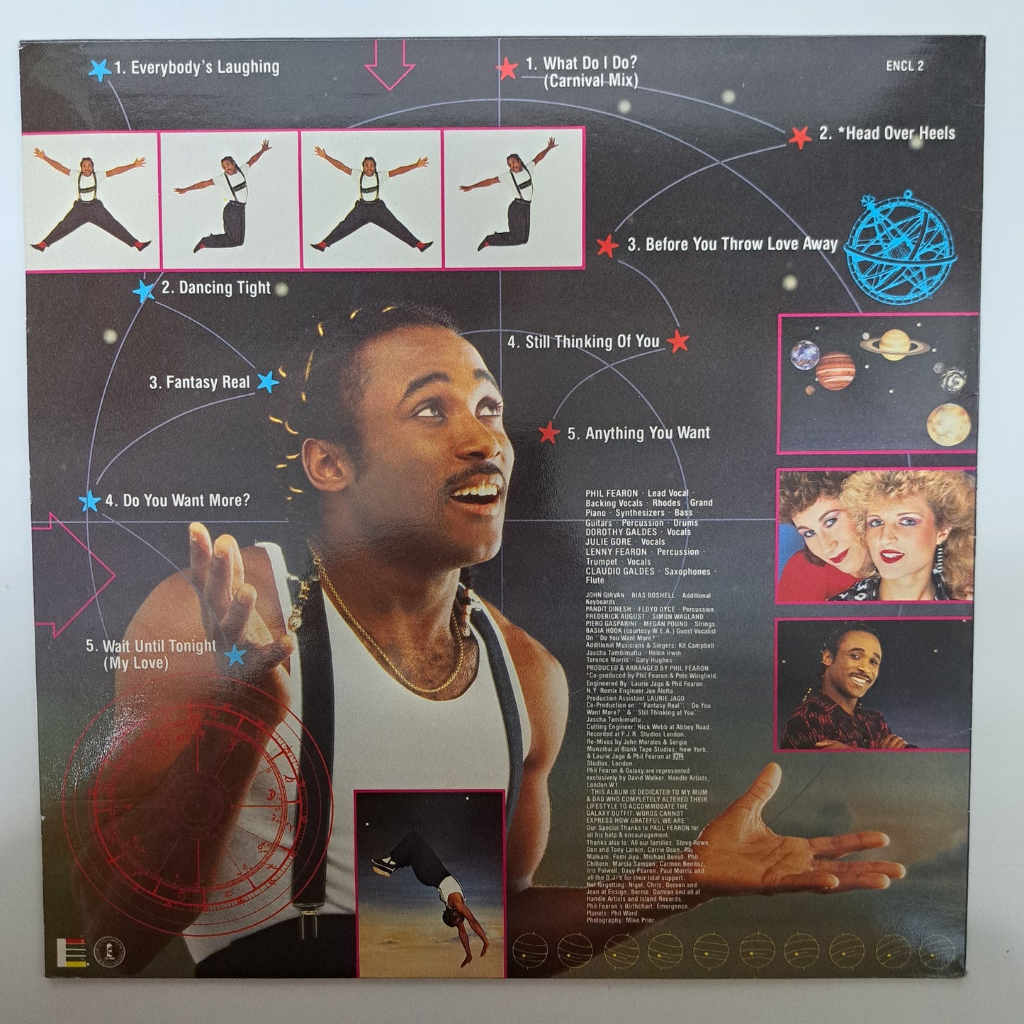 Phil Fearon and Galaxy - Phil Fearon & Galaxy (Vinyl LP UK 1984) VG+/NM