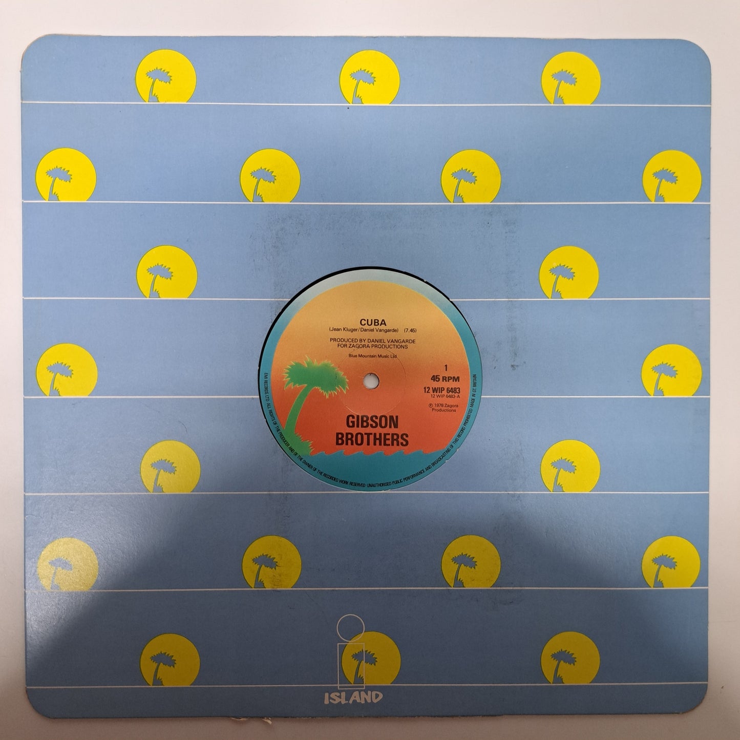 Gibson Brothers - Cuba (Vinyl 12" Single) VG+/NM