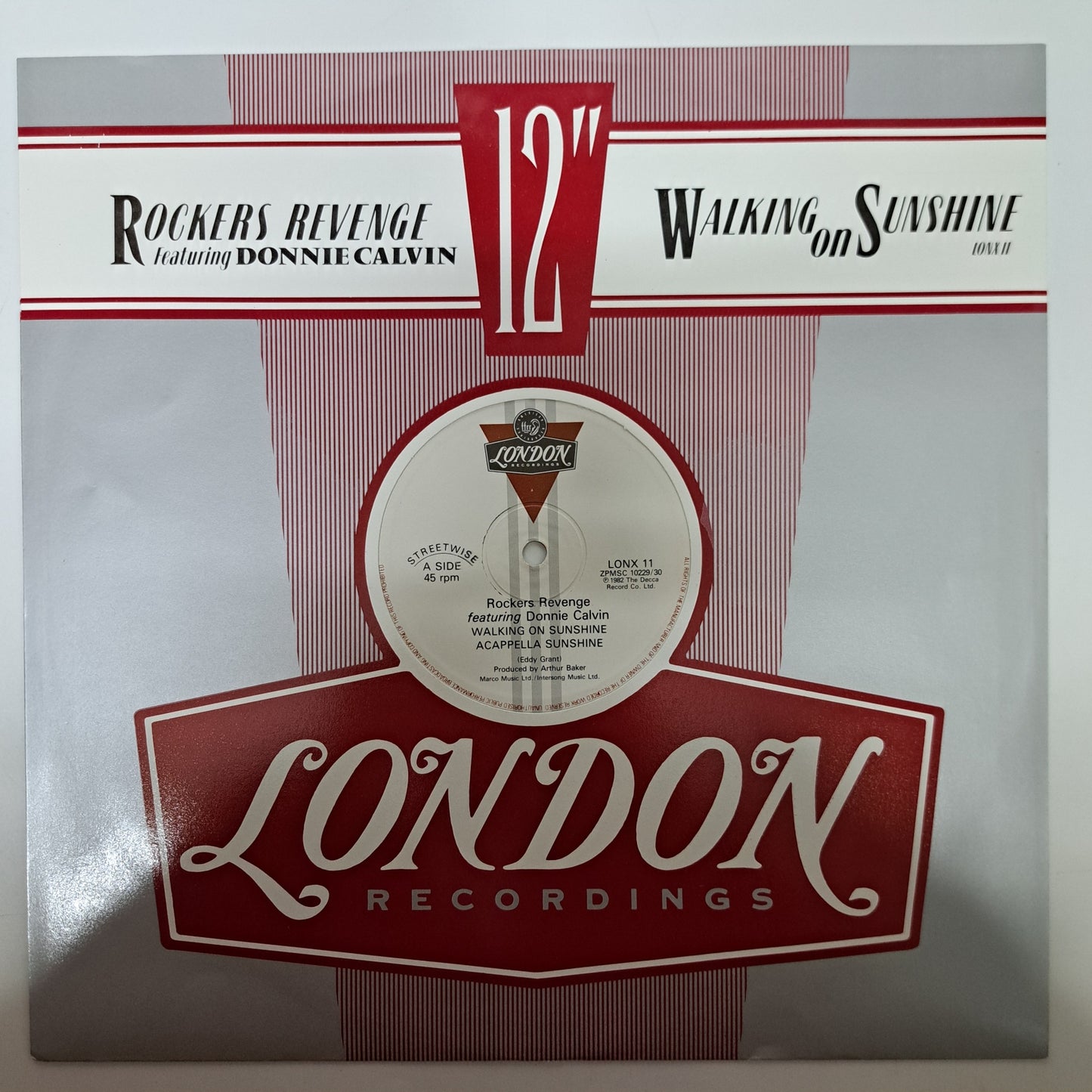 Rockers Revenge - Walking on Sunshine (Vinyl 12" Single) NM/NM