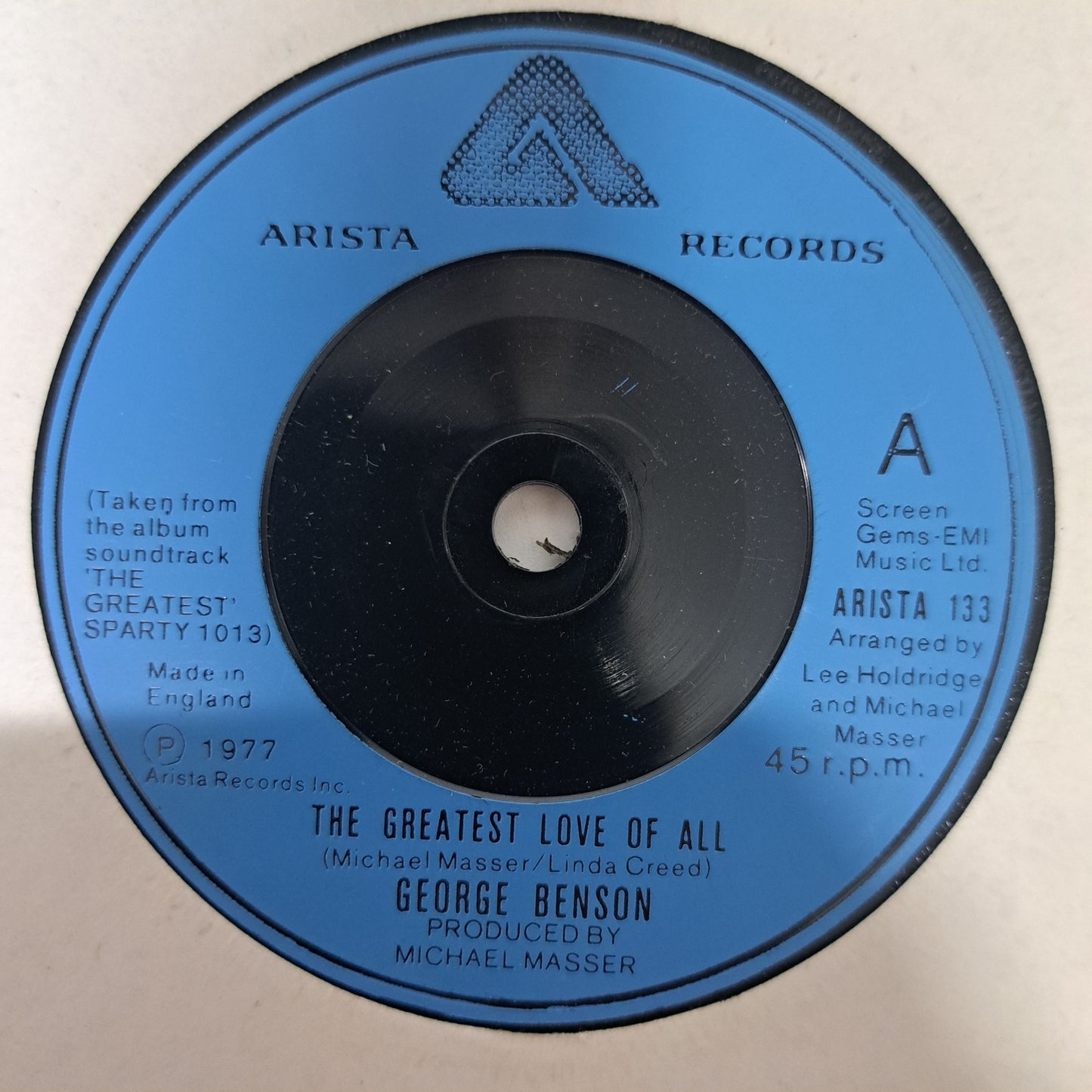 George Benson - The Greatest Love of All (Vinyl 7" Single) NM