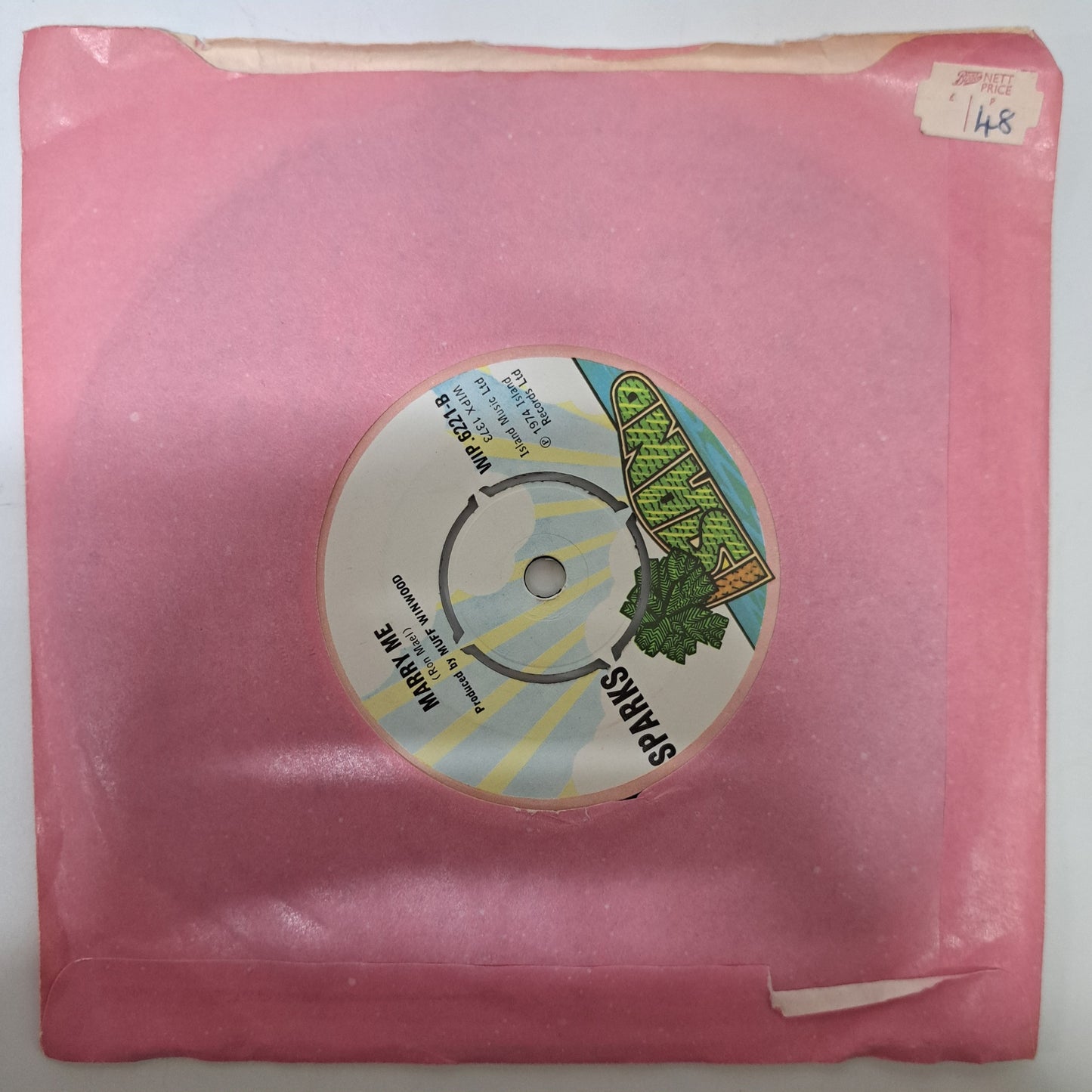 Sparks - Something for the Girl with Everything (Vinyl 7" Single) NM