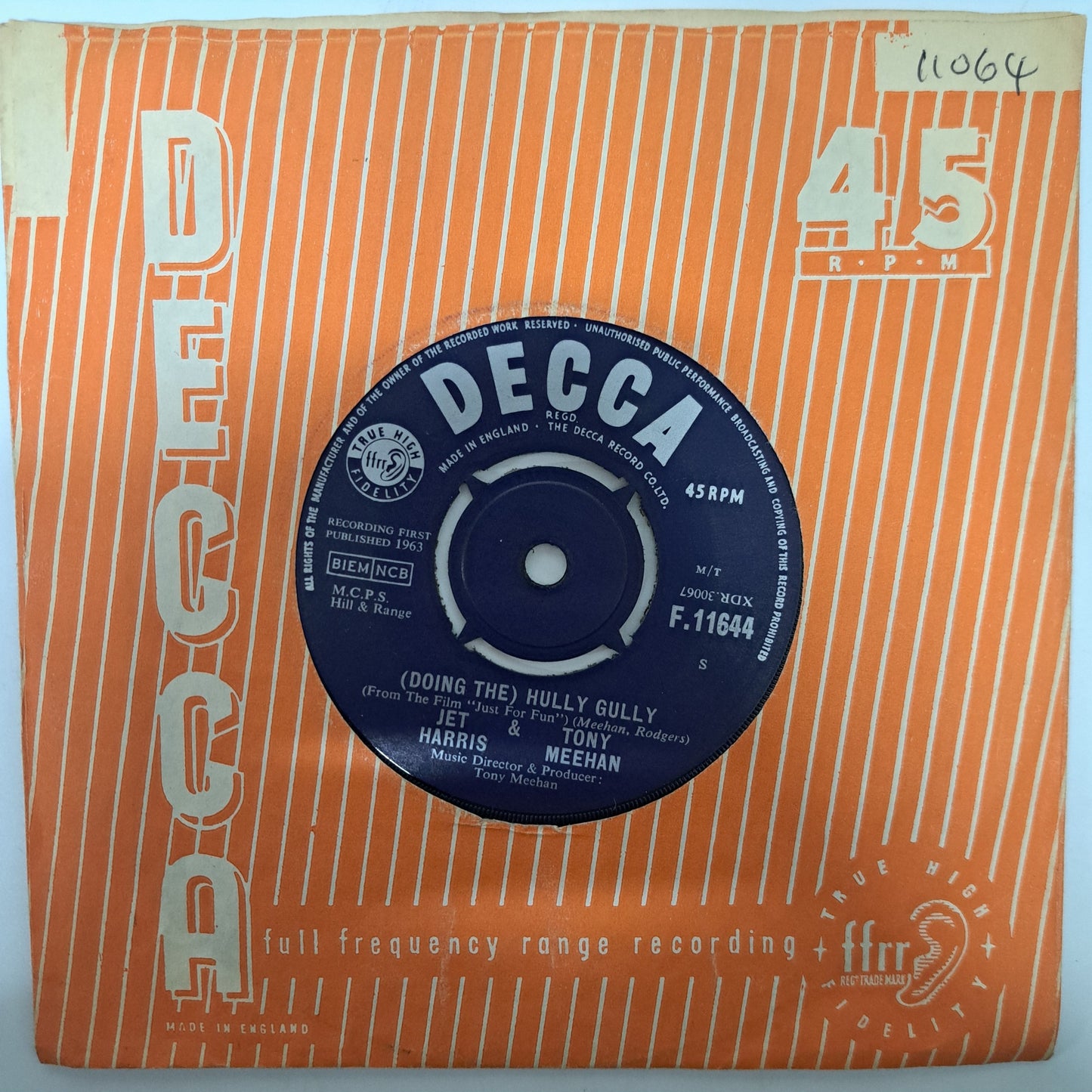 Jet Harris & Tony Meehan - Scarlet O'Hara (Vinyl 7" Single) VG+