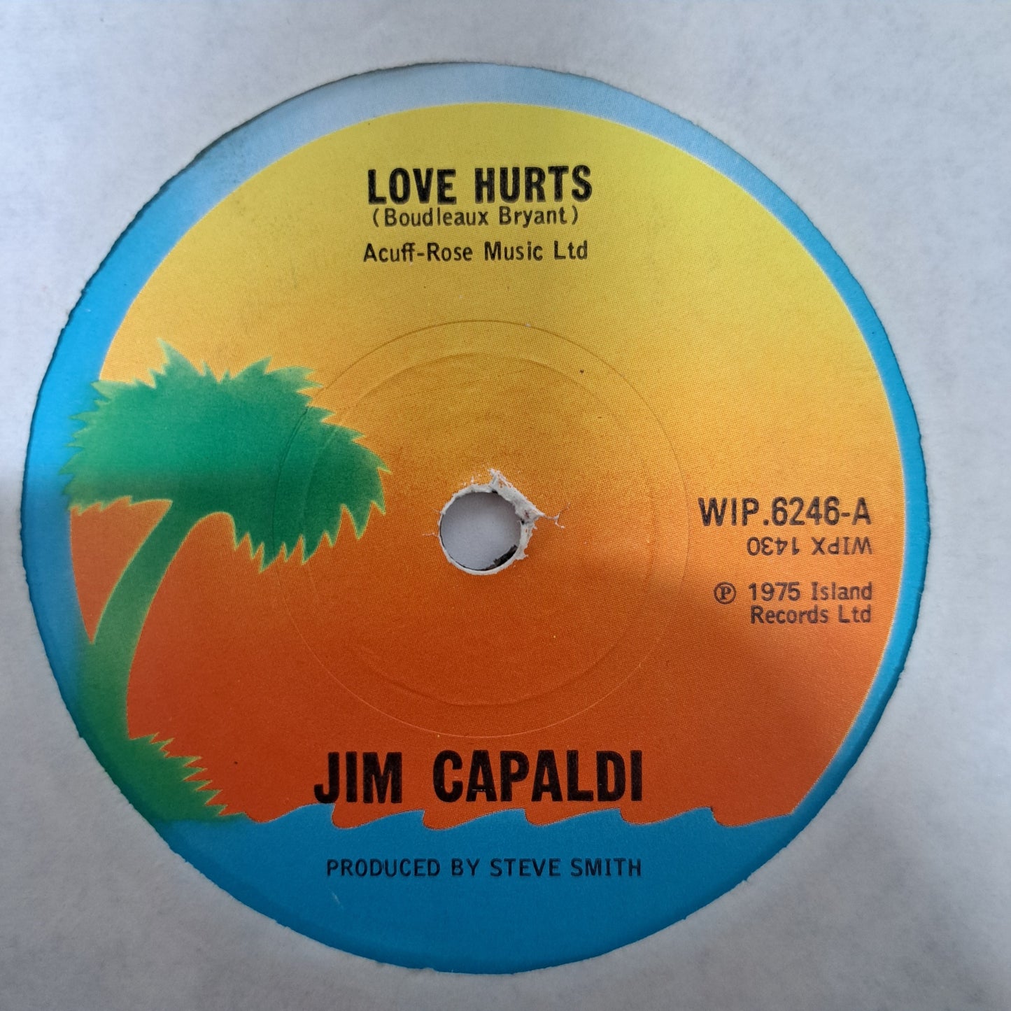 Jim Capaldi - Love Hurts (Vinyl 7" Single) NM