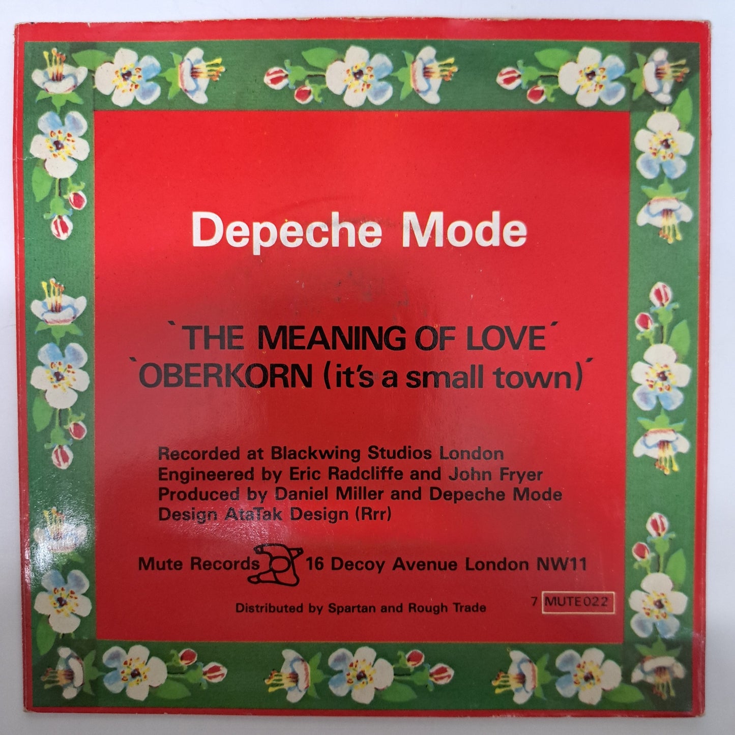 Depeche Mode - The Meaning of Love (Vinyl 7" Single) EX/EX