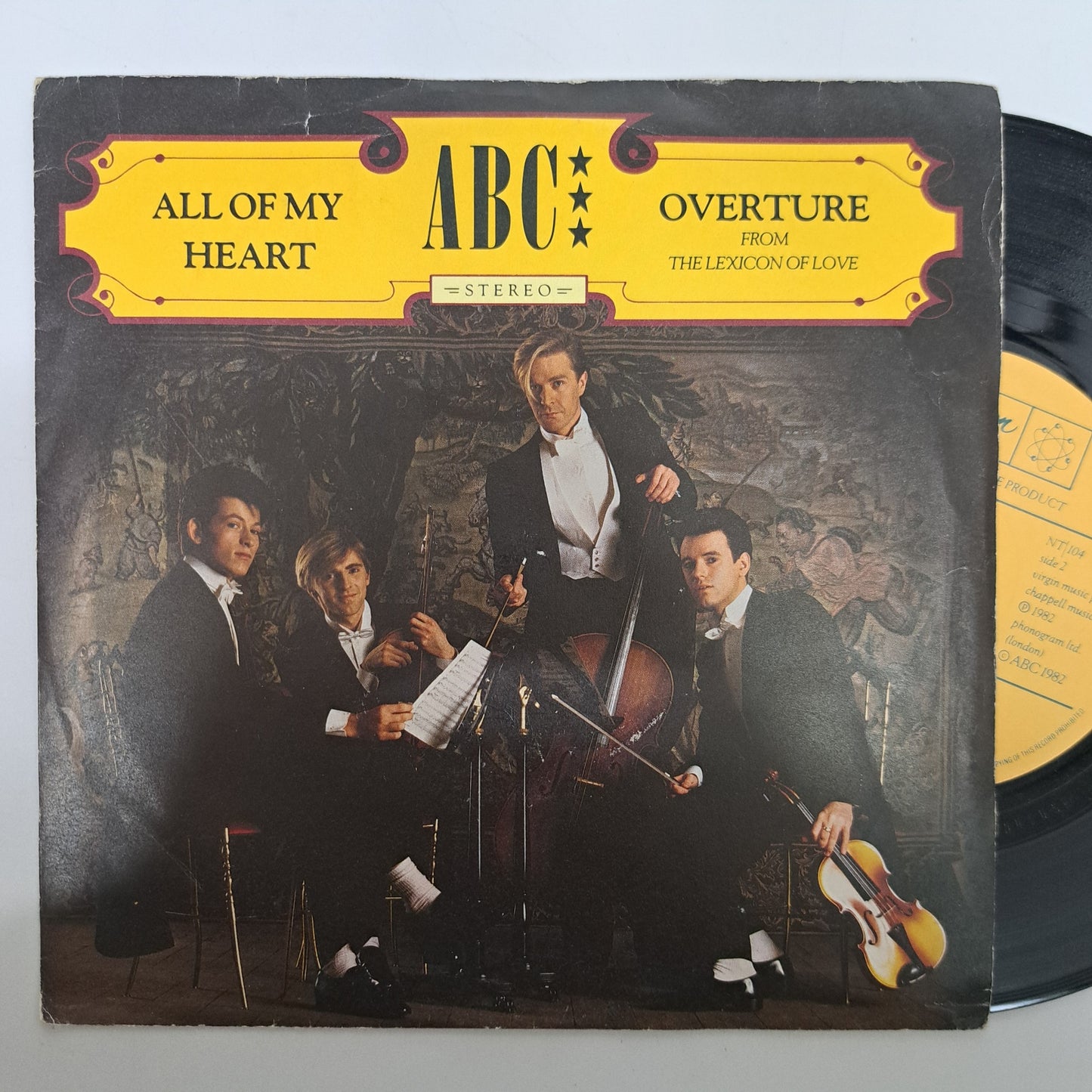 ABC - All of my Heart (Vinyl 7" Single) VG/VG+