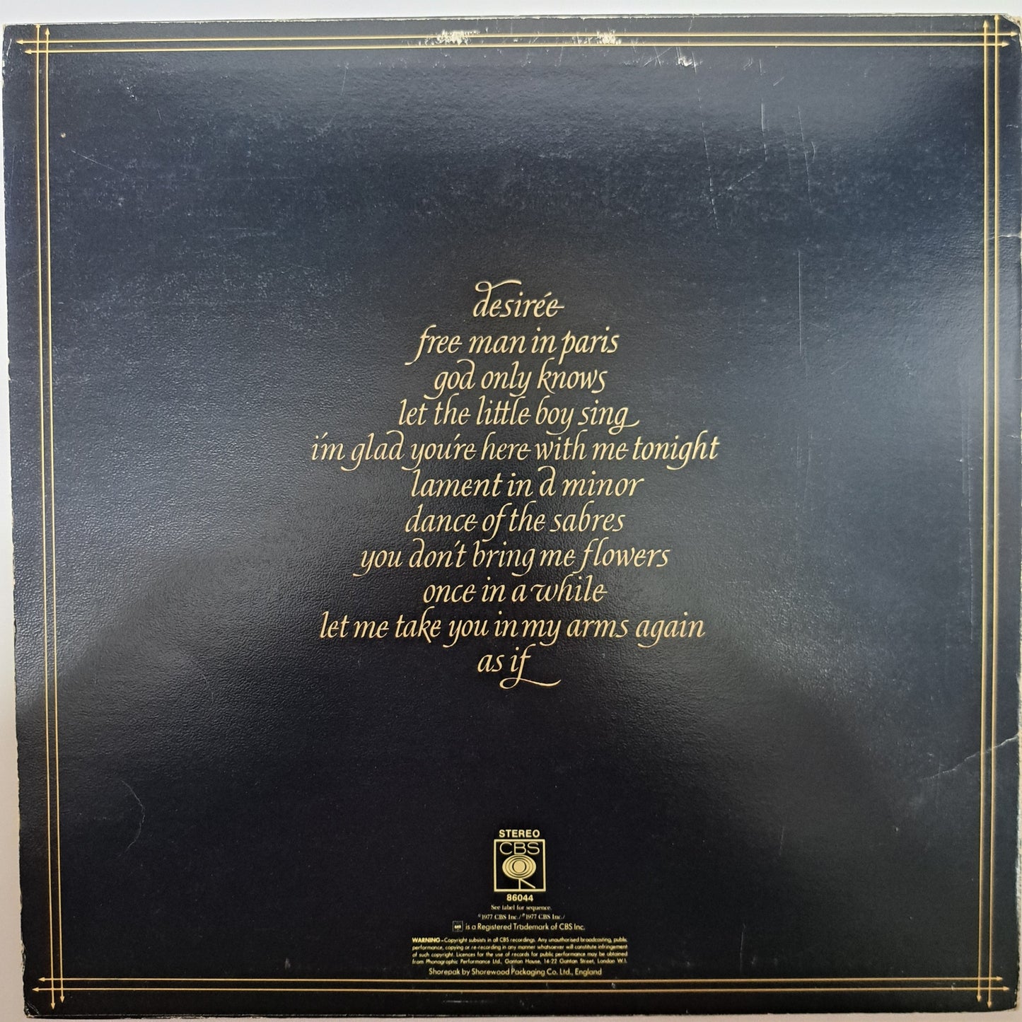 Neil Diamond - I'm Glad your here with me Tonight (Vinyl LP) VG/VG