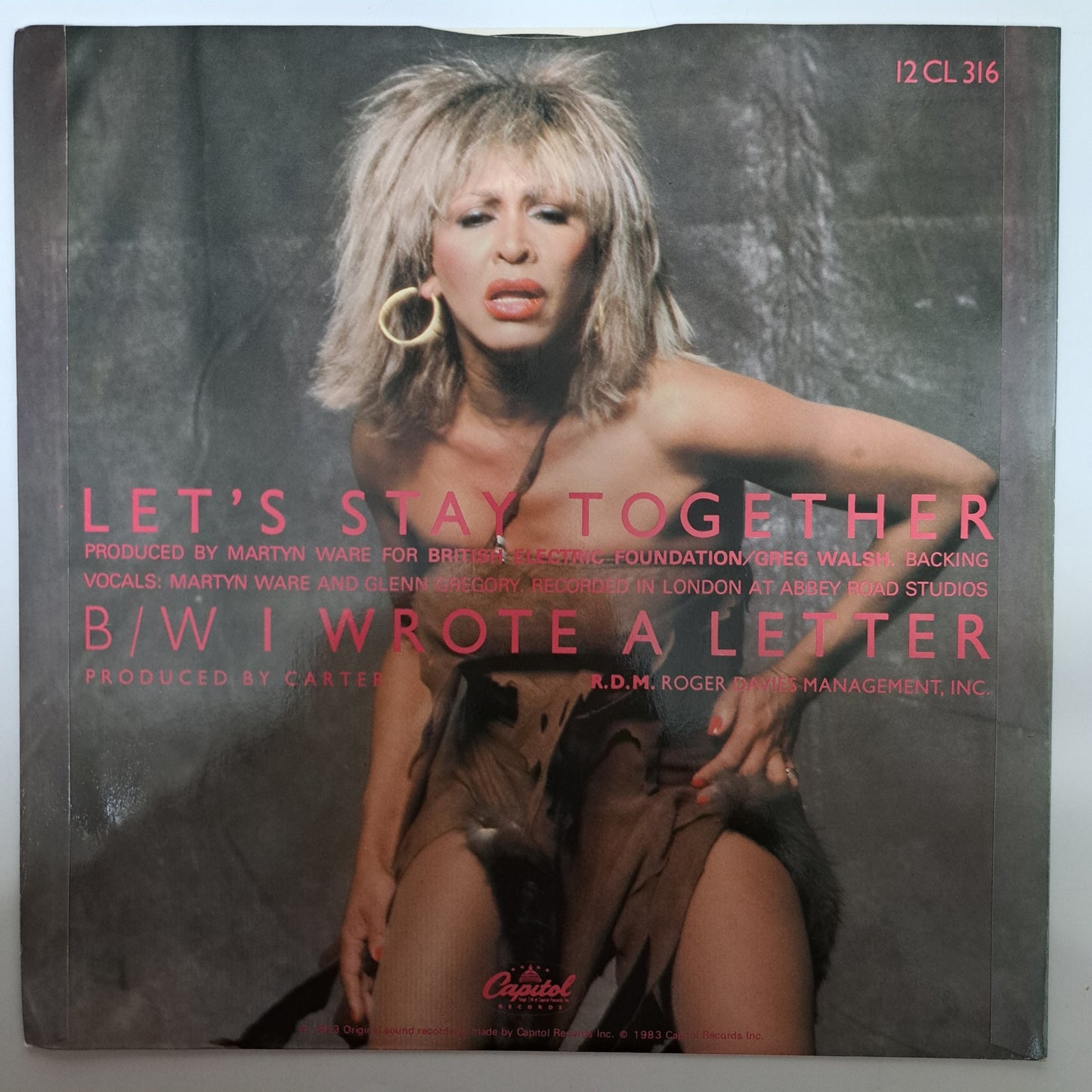 Tina Turner - Let's Stay Together (Vinyl 12" Single) NM/NM