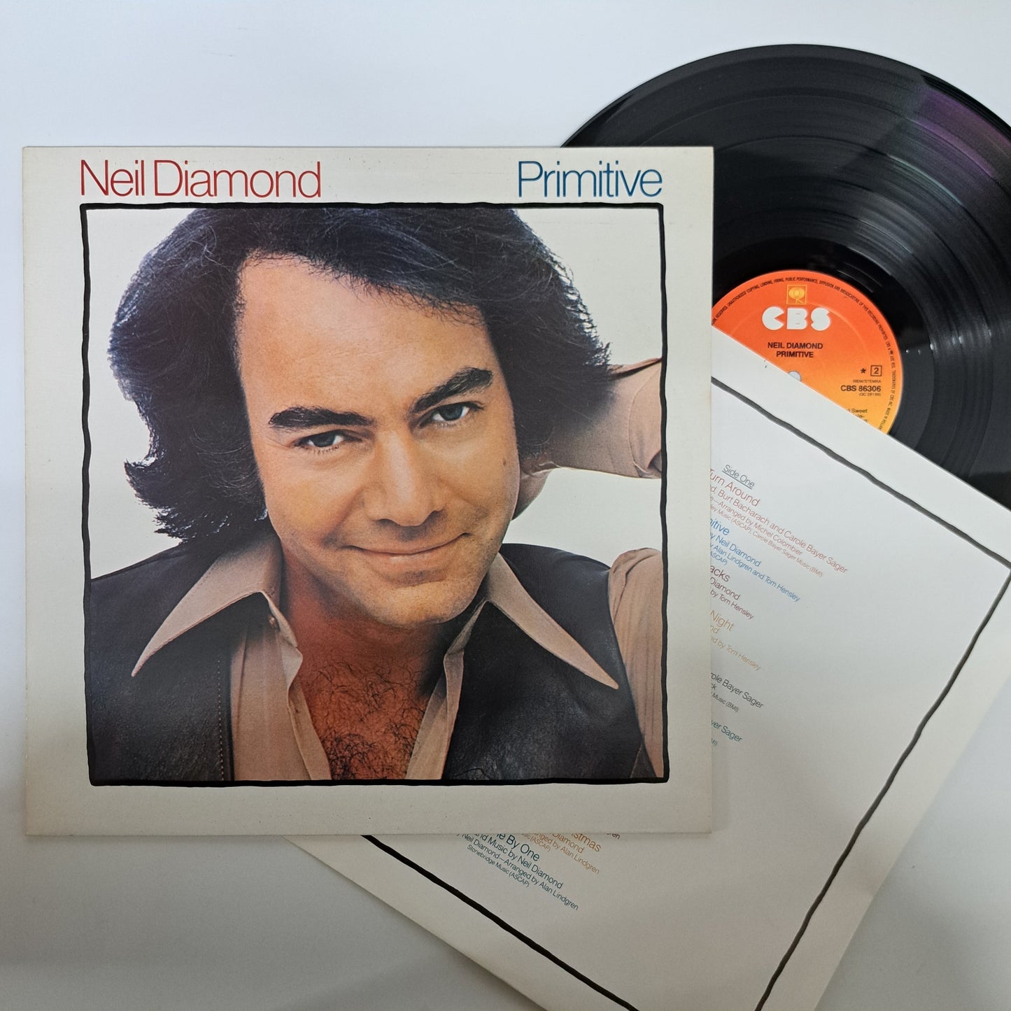 Neil Diamond - Primitive (Vinyl LP 1984) NM/NM