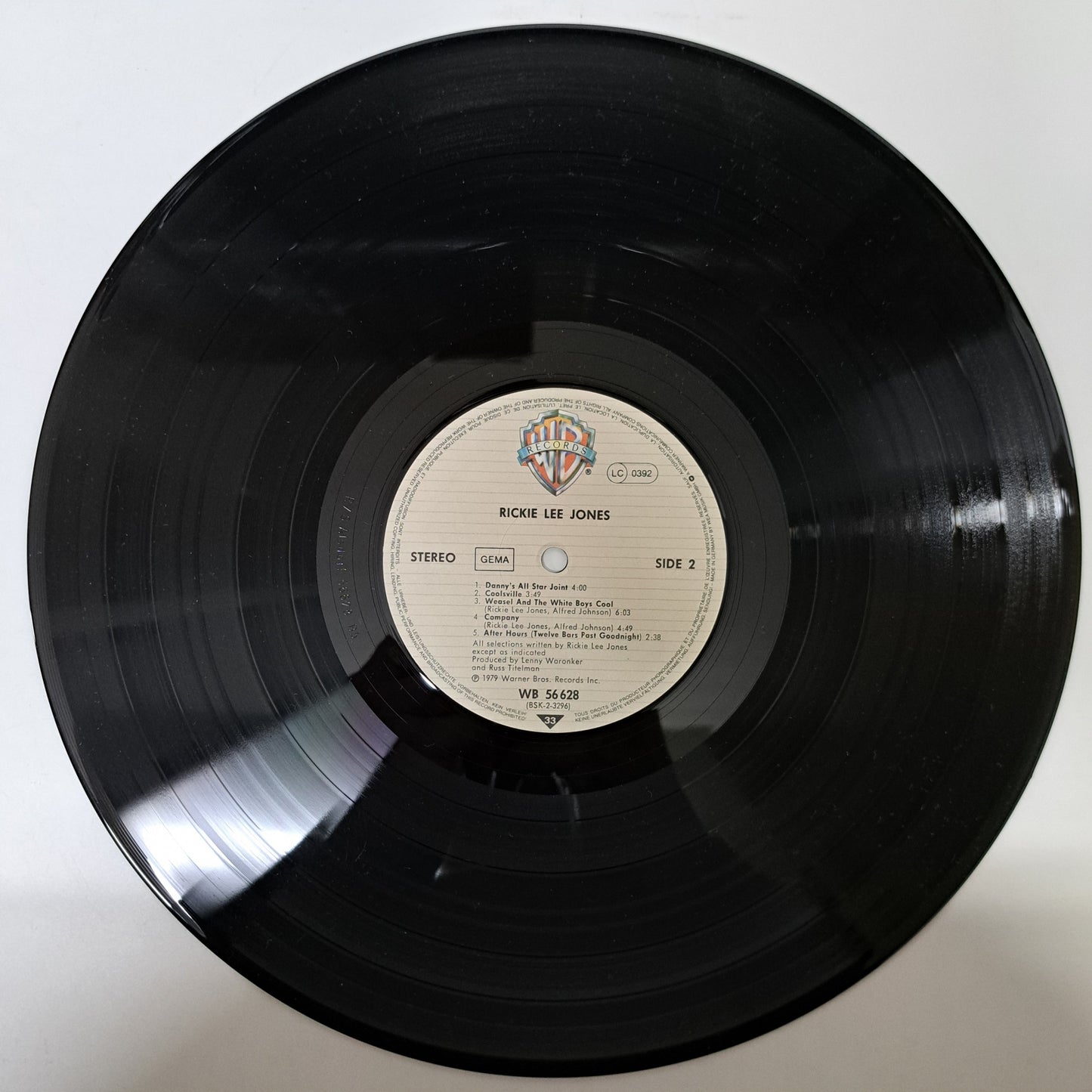 Rickie Lee Jones - Self Titled (Vinyl LP 1979) NM/NM