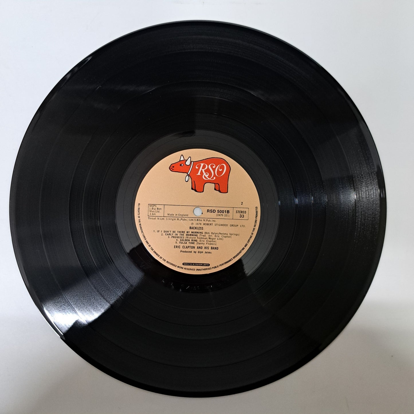 Eric Clapton - Backless (Vinyl LP 1978 UK) NM/NM