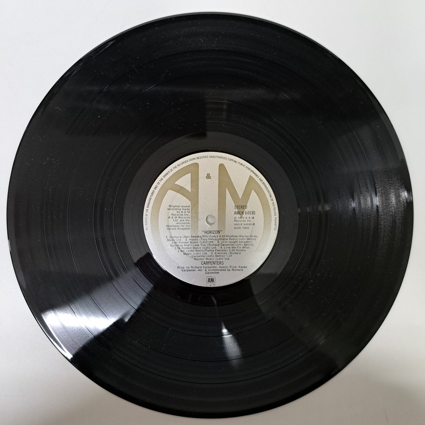 Carpenters - Horizon (Vinyl LP 1975 UK) EX/NM