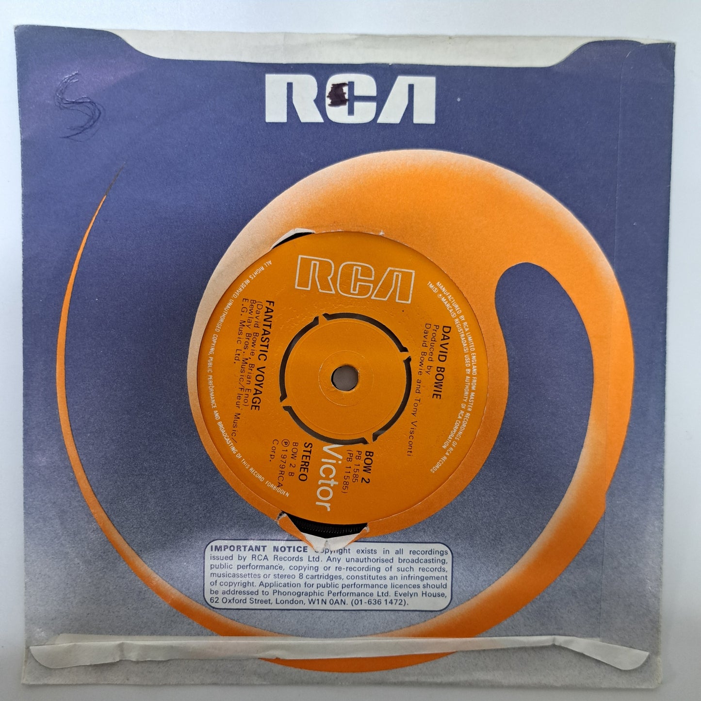 David Bowie - Boys keep Swinging (Vinyl 7" Single) VG+