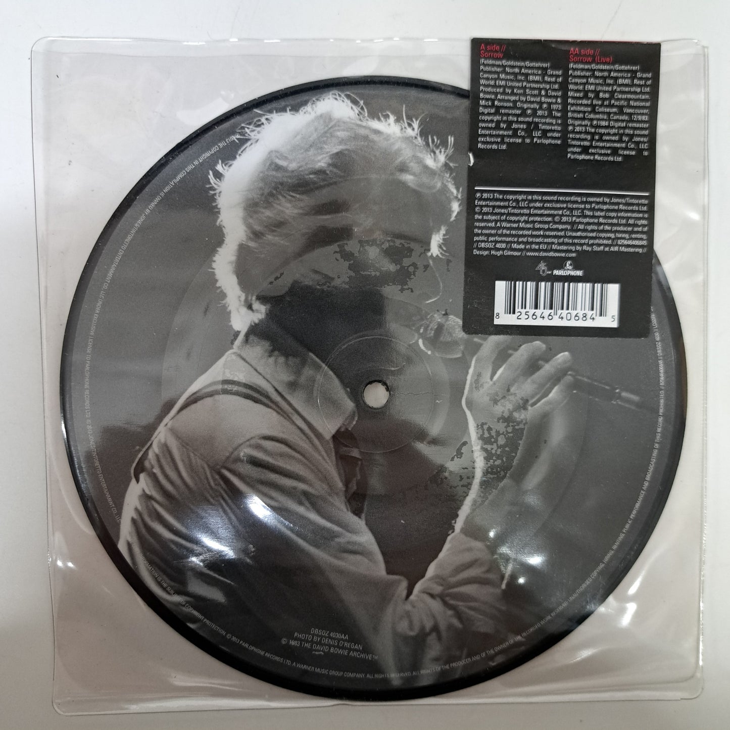 David Bowie - Sorrow (Vinyl 7" Picture Disc 40th Anniversary) Mint