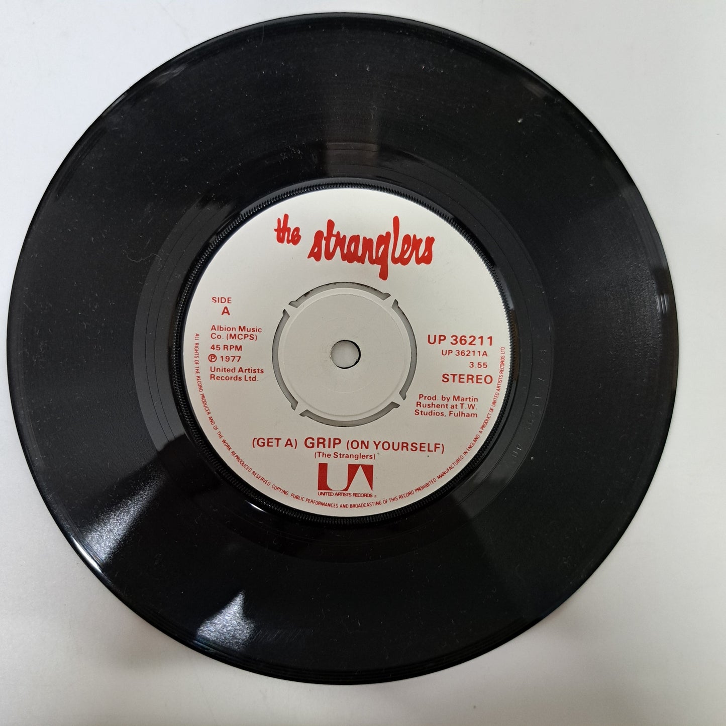 Stranglers - Grip / London Lady (Vinyl 7" Single UK 'Albion) VG+/EX
