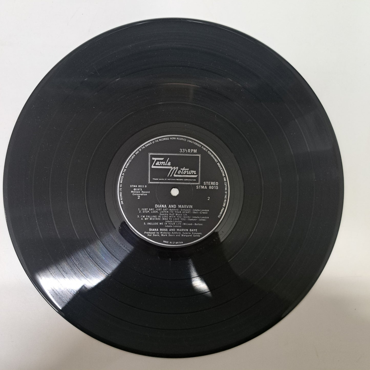 Diana Ross & Marvin Gaye - Diana and Marvin (Vinyl LP 1973 UK) VG+/EX