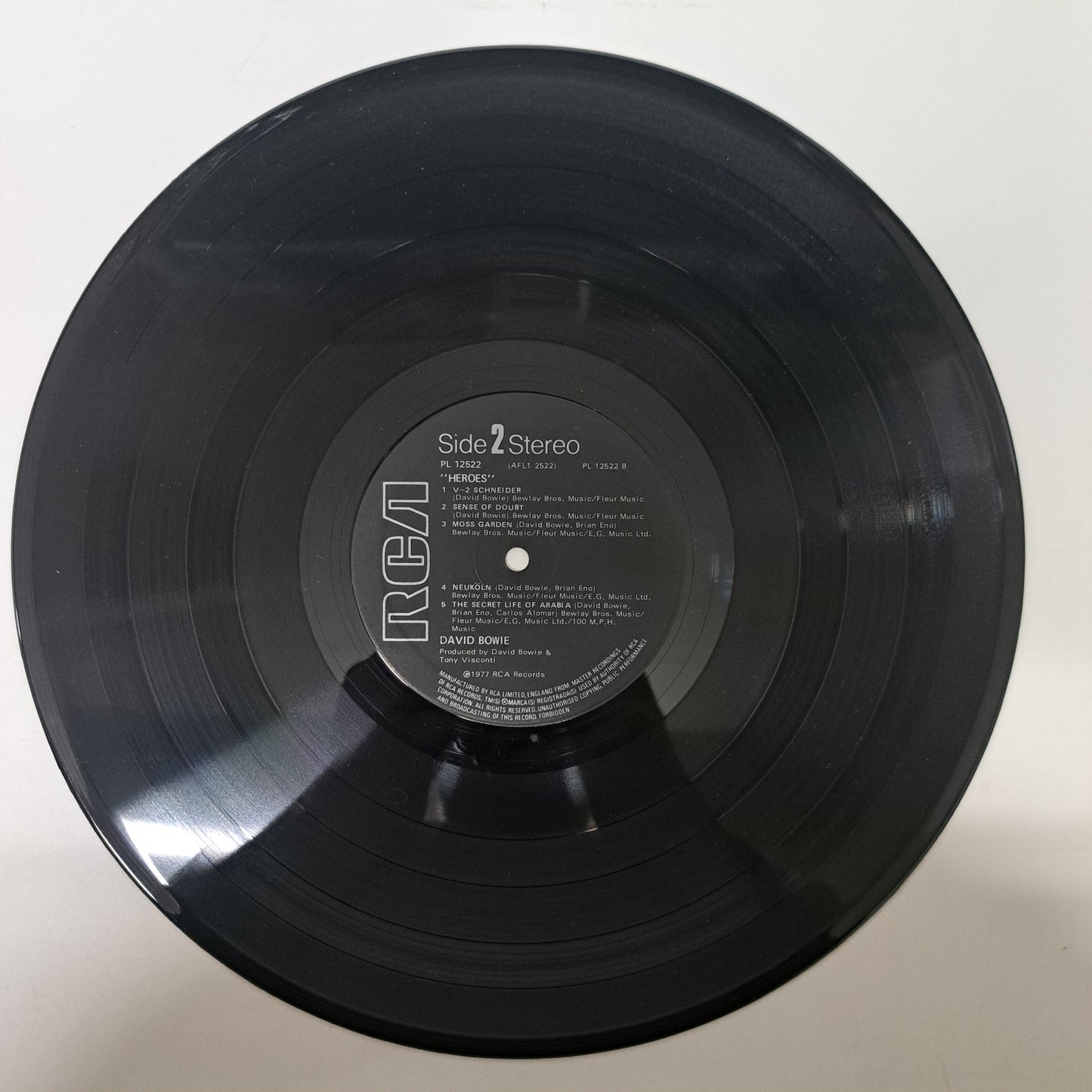 David Bowie - Heroes (Vinyl LP 1980 UK Black Label) EX/NM