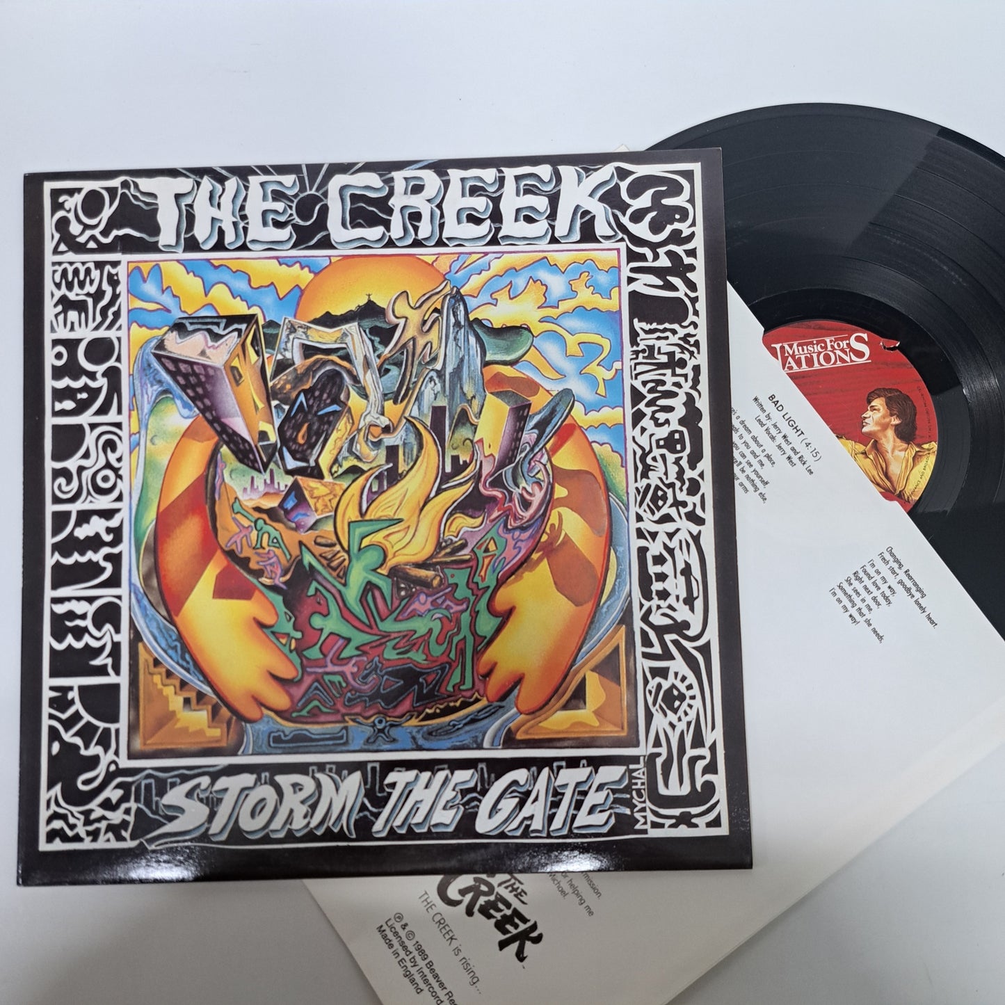 Creek - Storm the Gate (Vinyl LP UK 1989 Hard Rock) EX/EX