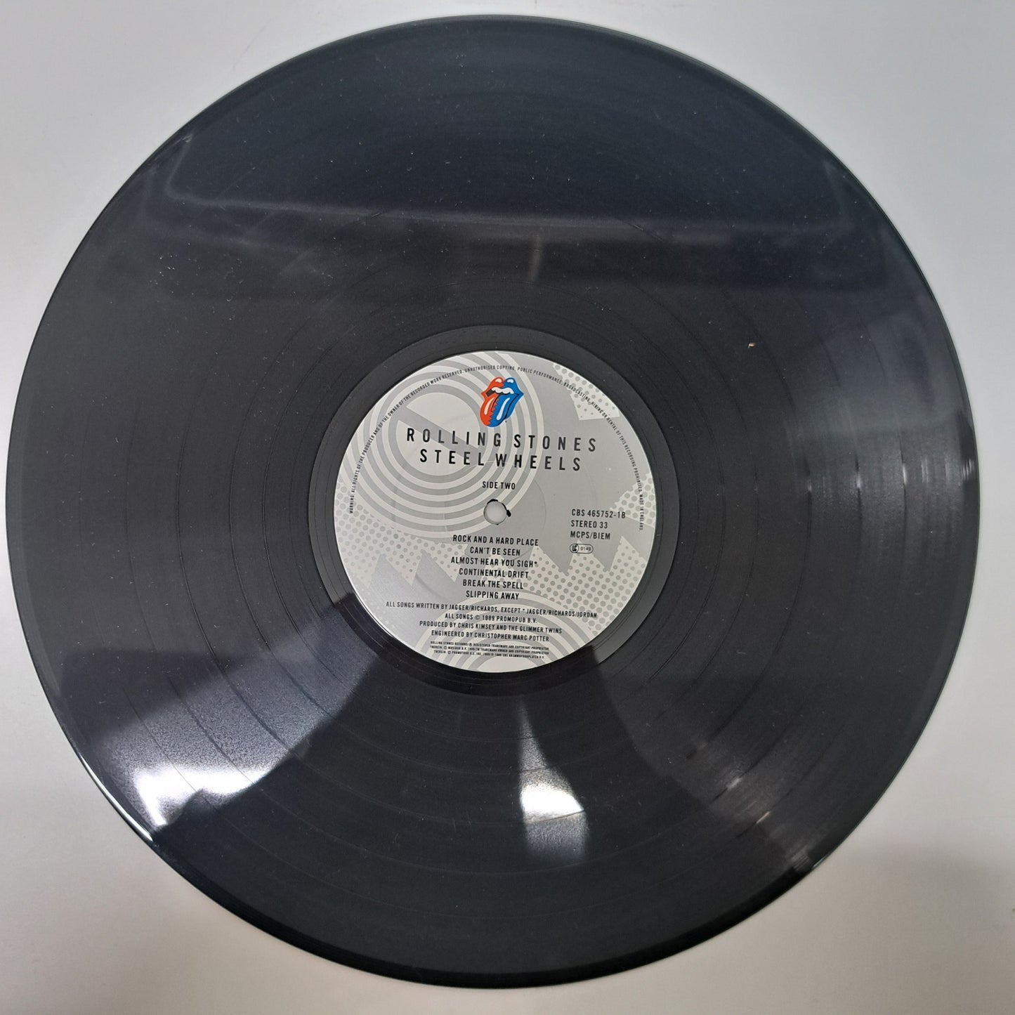 Rolling Stones - Steel Wheels (Vinyl LP UK 1989) EX/EX