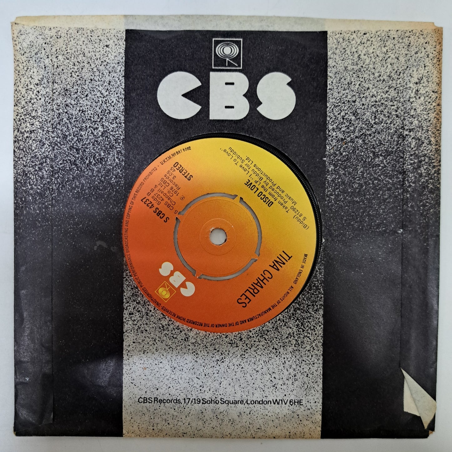Tina Charles - Love Me like a Lover (Vinyl 7" Single) NM