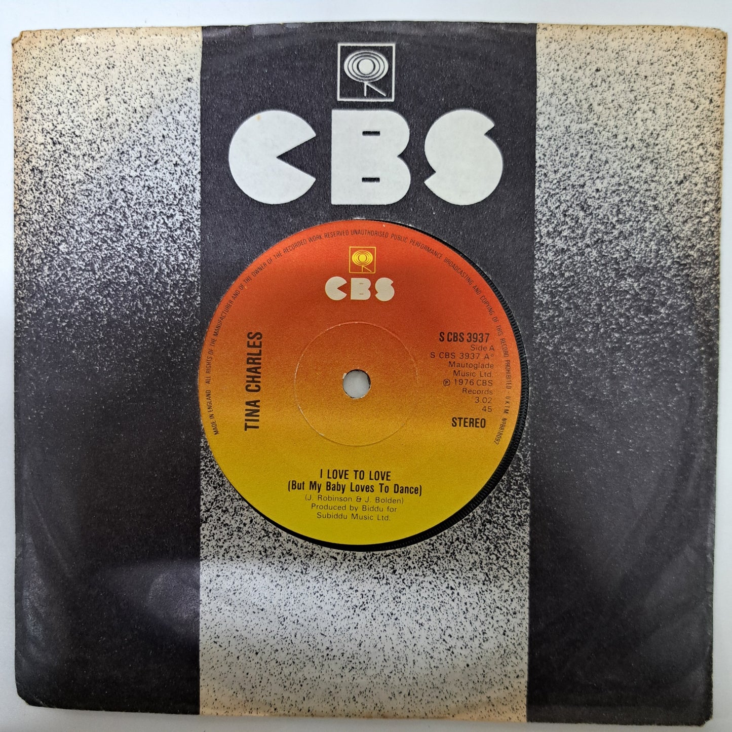 Tina Charles - I Love to Love (Vinyl 7" Single) EX