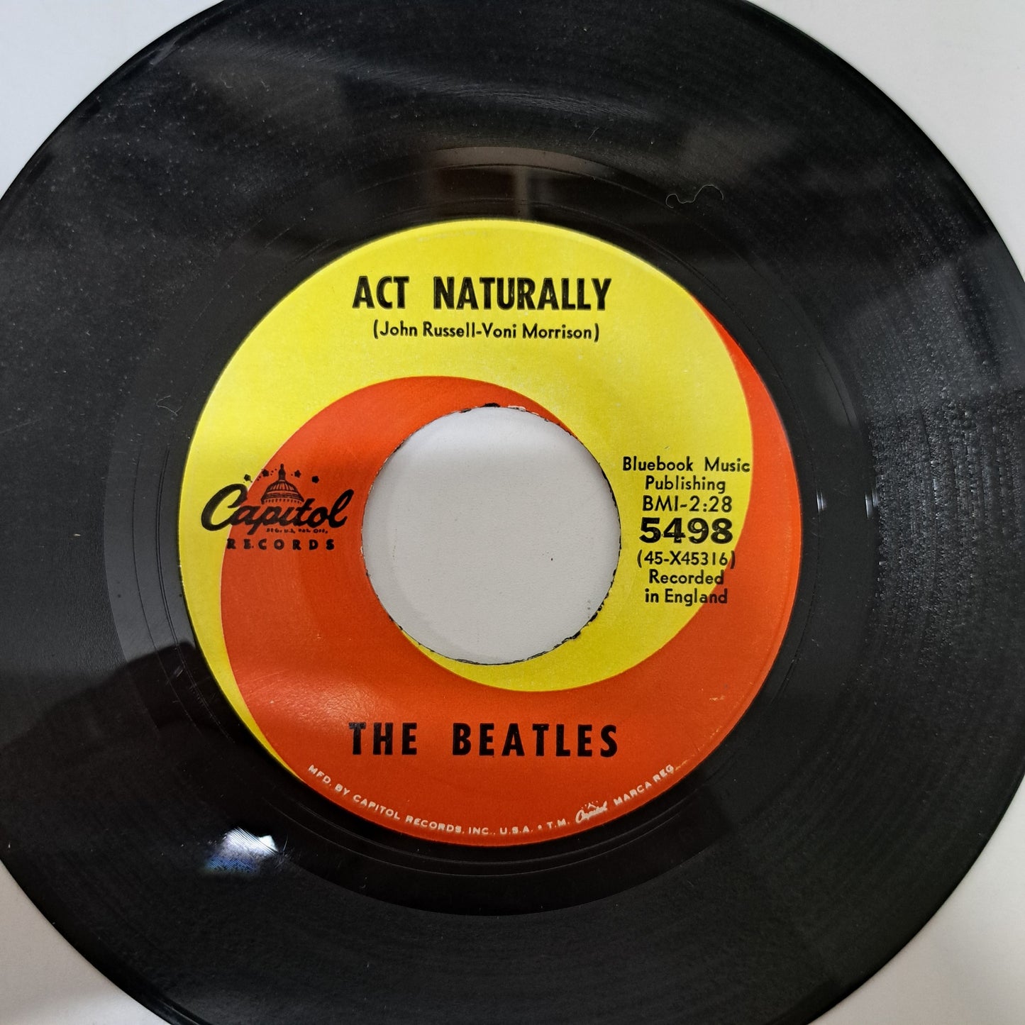 Beatles - Yesterday (US Vinyl 7" Single 1968) VG+