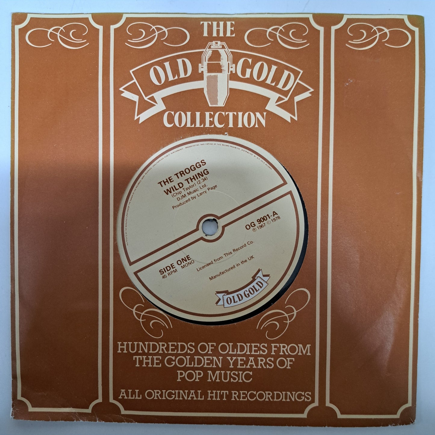 Troggs - Wild Thing (Vinyl 7" Single) EX
