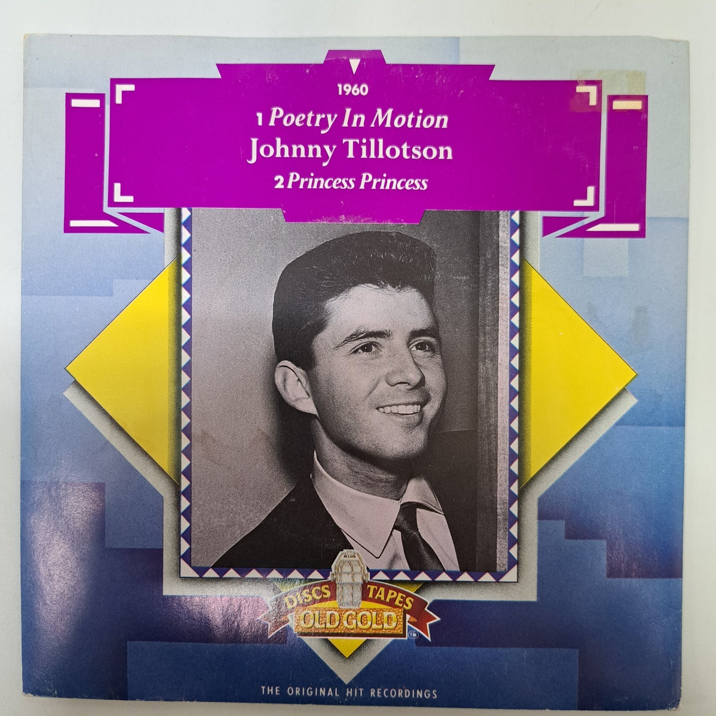 Johnny Tillotson - Poetry in Motion (Vinyl 7" Single) VG+/M