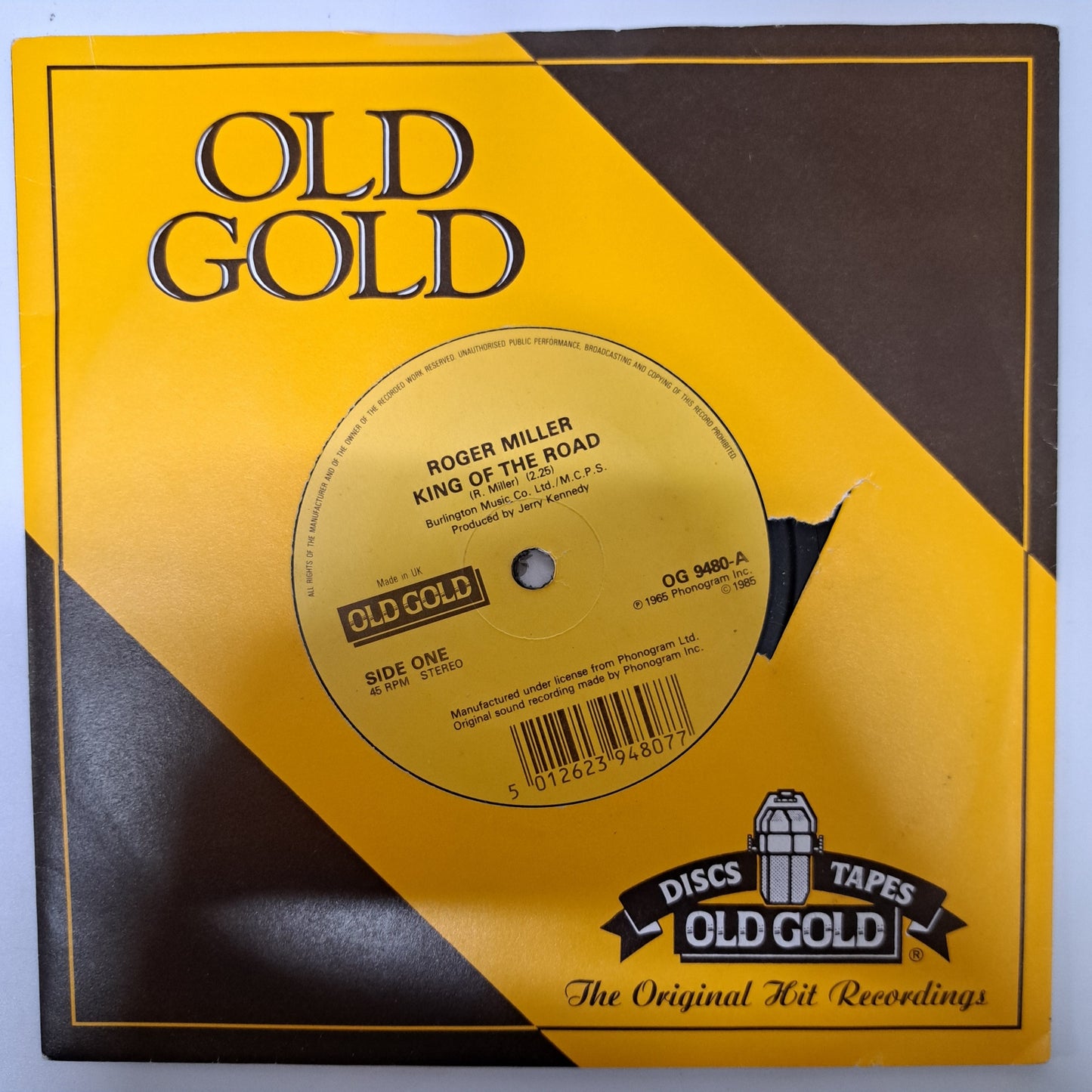 Roger Miller - King of the Road (Vinyl 7" Single) NM