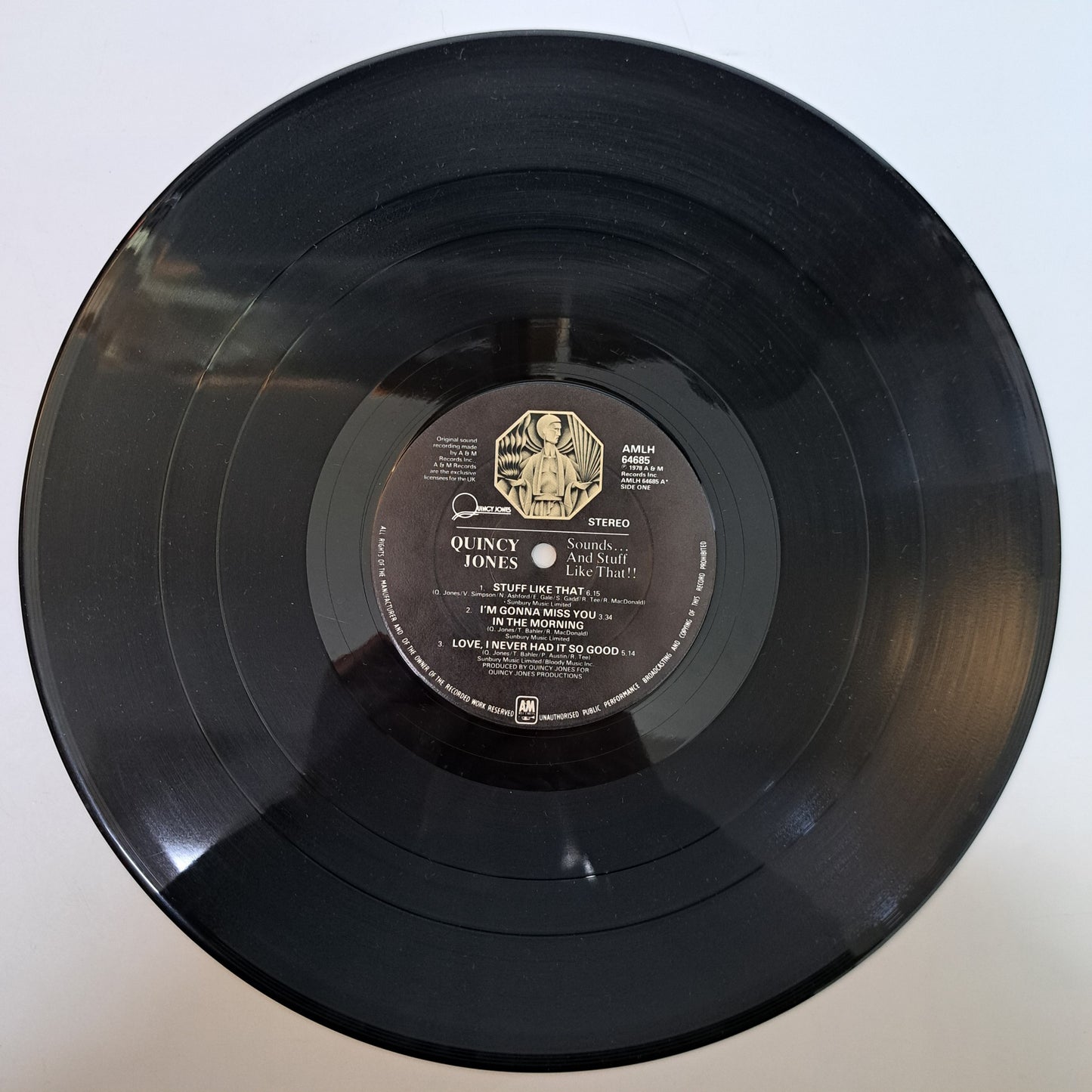 Quincy Jones - Sounds.. (UK 1978 Vinyl LP) EX/EX