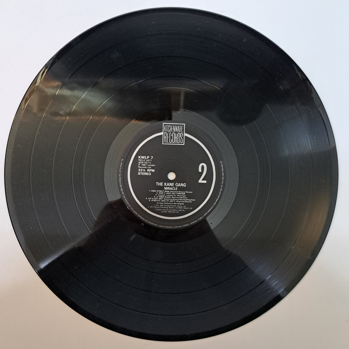 Kane Gang - Miracle (Vinyl LP UK 1987) EX/NM