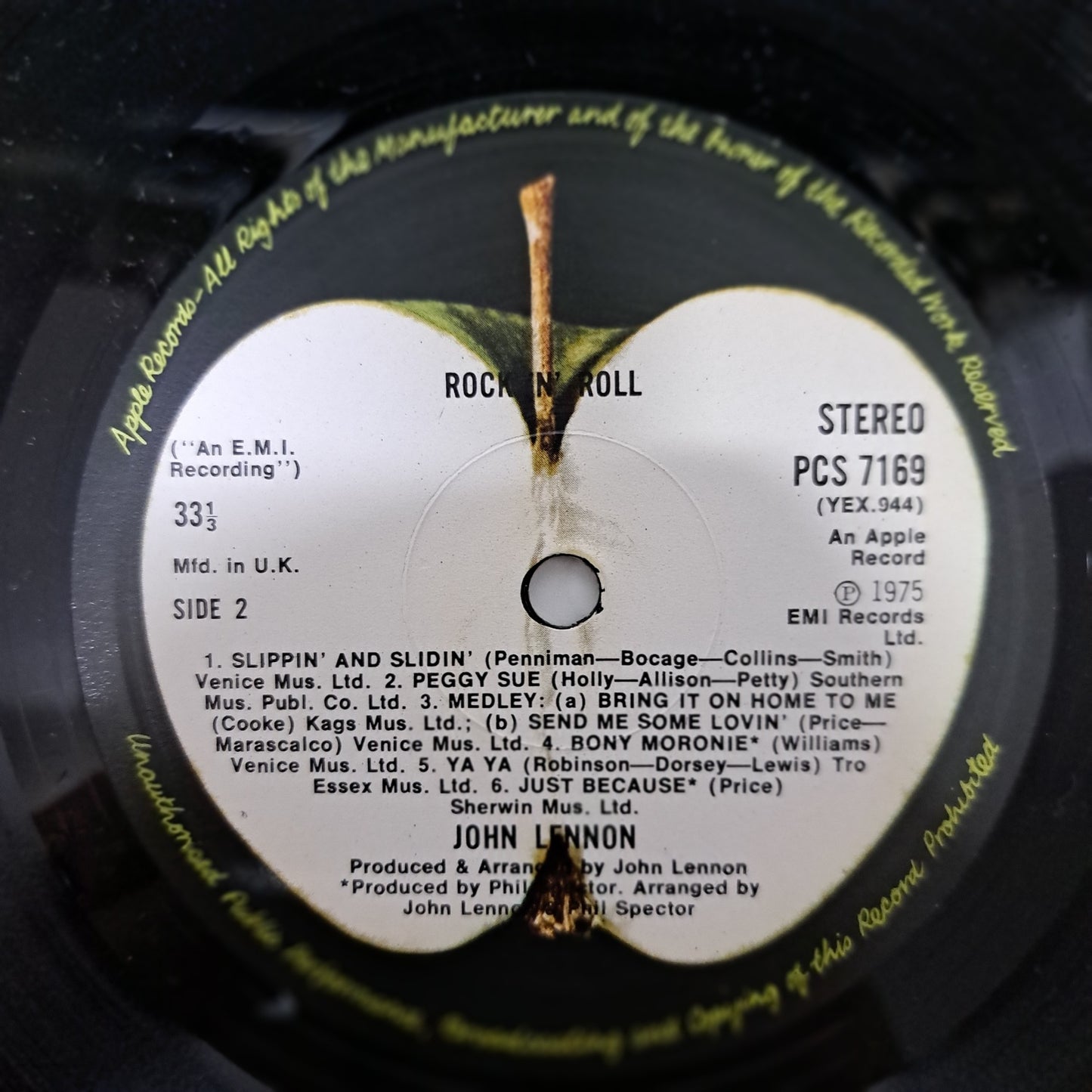 John Lennon - Rock 'n' Roll (Vinyl LP UK 1975) VG/NM