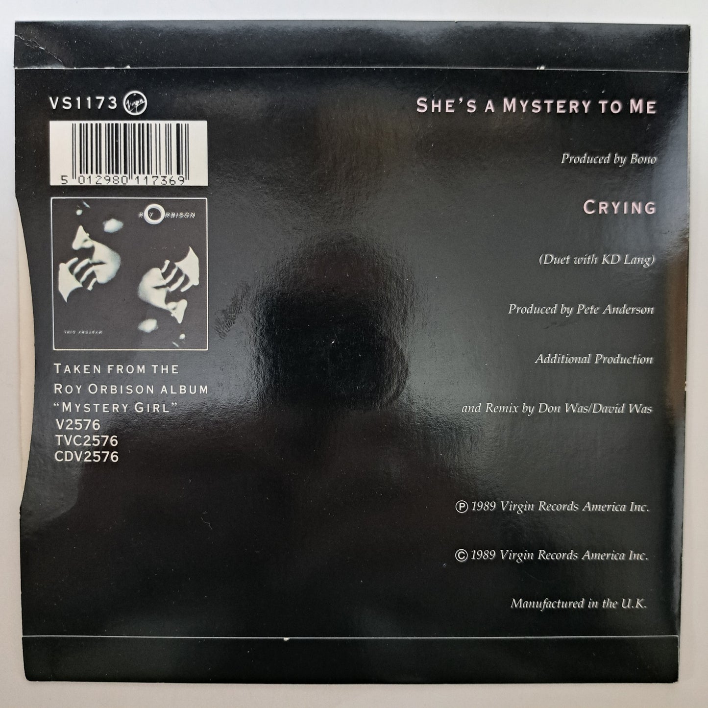 Roy Orbison - She's a Mystery to me (Vinyl 7" Single) EX/NM