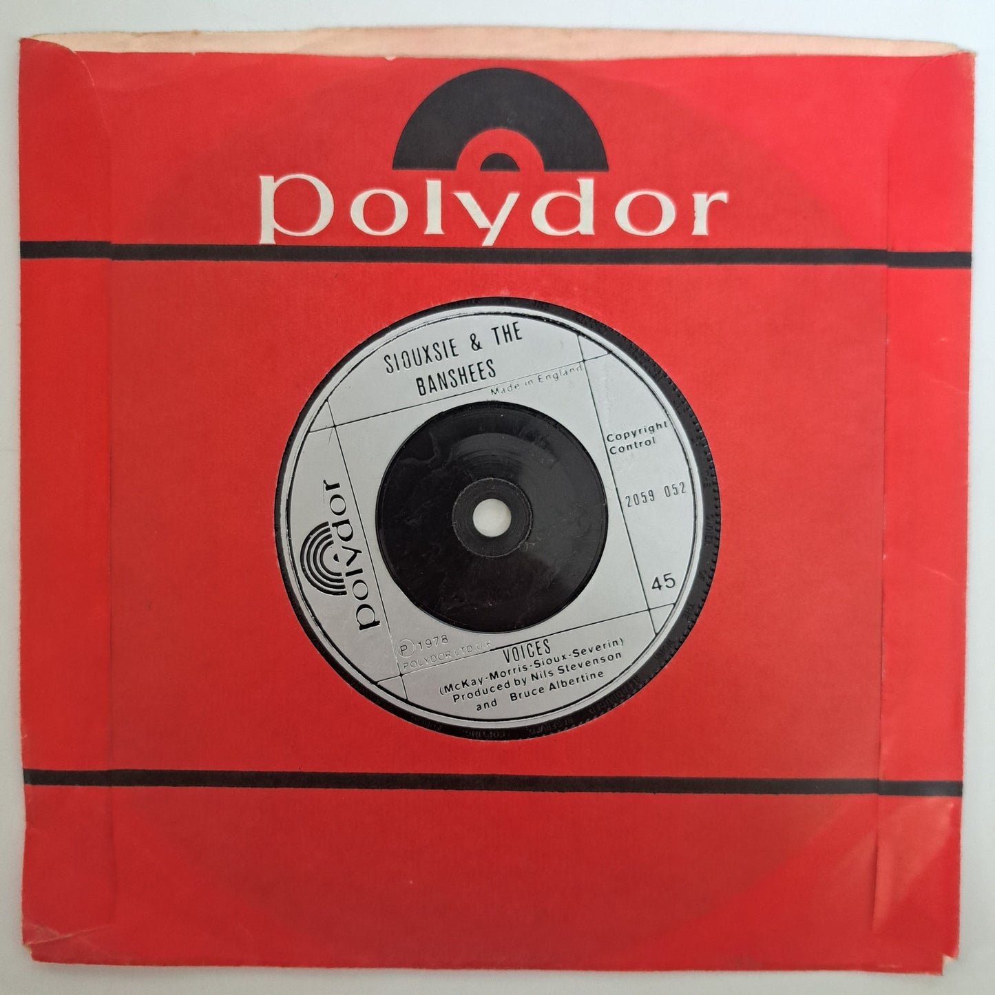 Siouxsie & the Banshees - Hong Kong Garden (Vinyl 7" Single) VG+