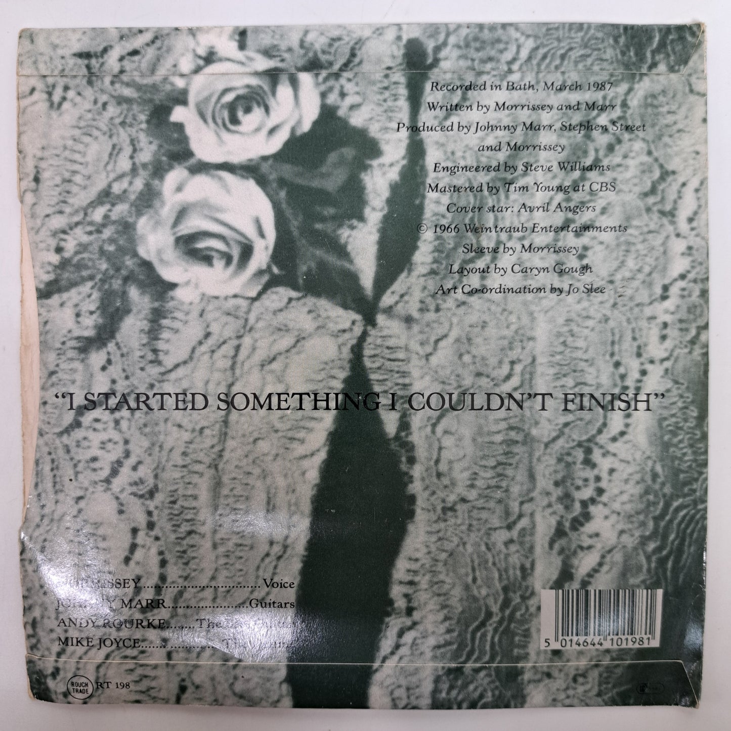 Smiths - I Started Something I Couldn't Finish (Vinyl 7" Single EMI UK) VG/EX