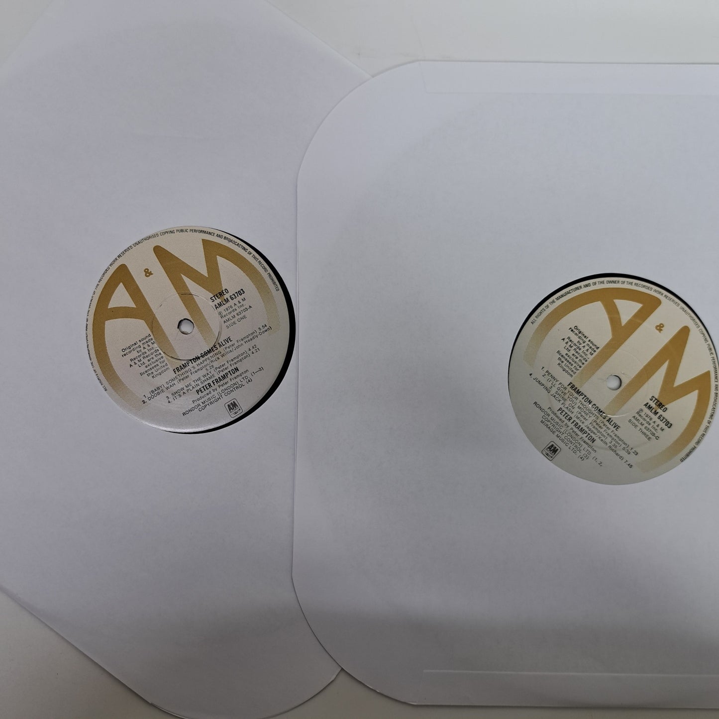 Peter Frampton - Frampton Comes Alive! (Vinyl LP) VG+/EX/EX