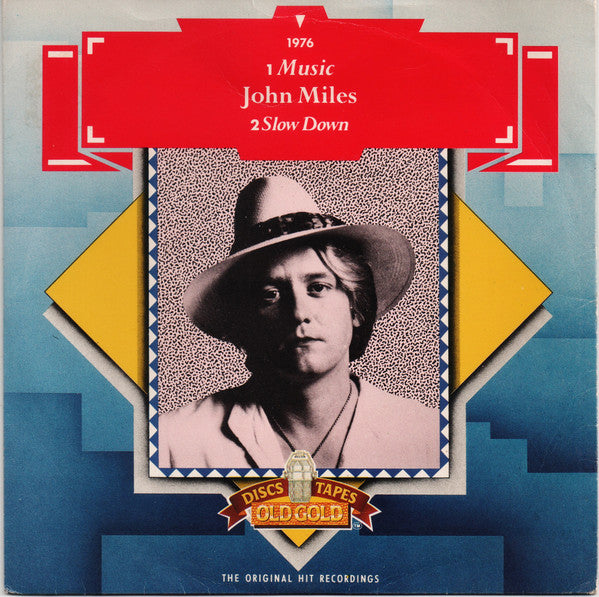 John Miles - Music / Slow Down (Vinyl Single ~ Old Gold P/S) NM/M