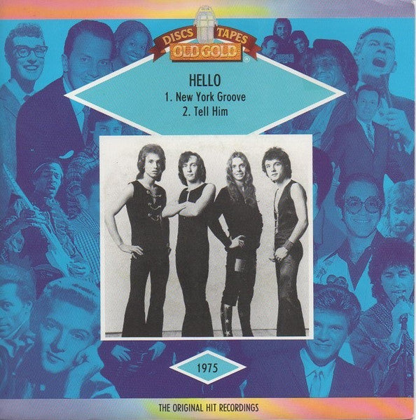 Hello - New York Groove / Tell Him (Vinyl Single in P/S) NM/M
