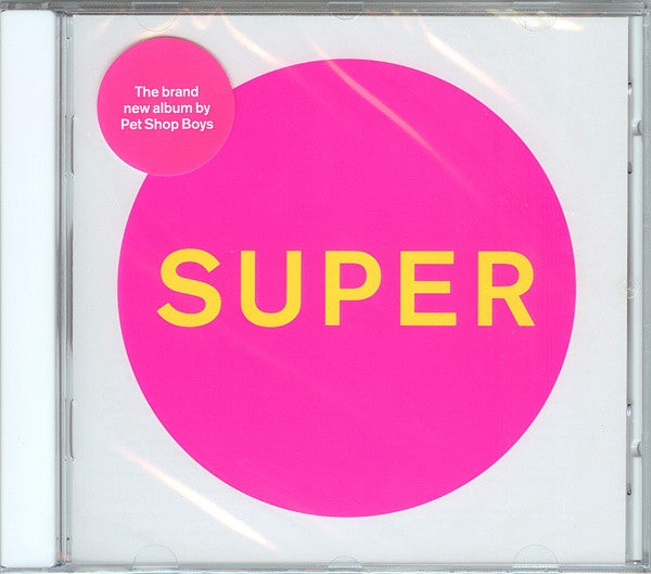 Pet Shop Boys - Super (2016 CD) No Sticker! Mint