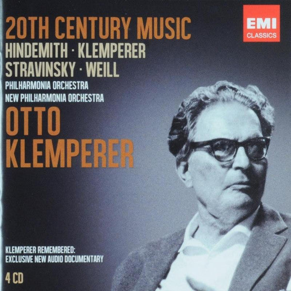 Otto Klemperer - 20th Century Music (2013 EMI Classics 4 CD Box Set) NM