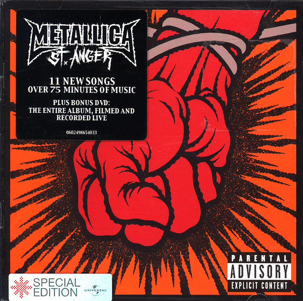 Metallica - St.Anger (2003 CD + Multichannel DVD) Mint