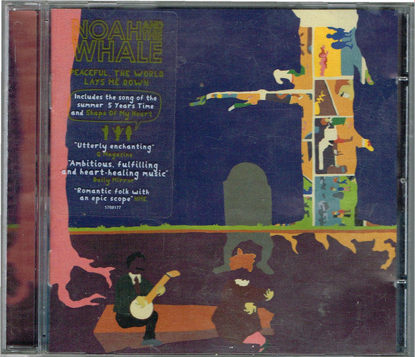Noah and the Whale - Peaceful The World lays Me down (2008 CD) Mint