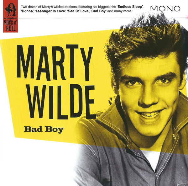 Marty Wilde - Bad Boy (2011 CD) Sealed