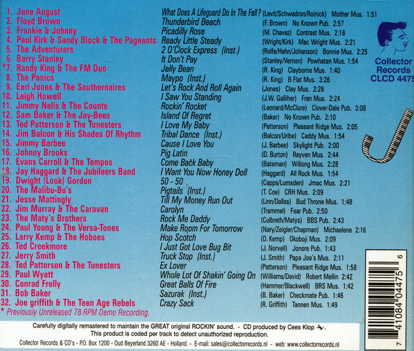 Various - Rock and Roll with Piano Vol. 7 (Dutch CD) NM