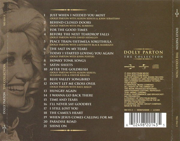Dolly Parton - The Collection (2004 CD) Mint