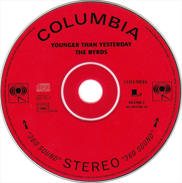 Byrds - Younger than Yesterday (1996 Expanded SBM CD) Mint