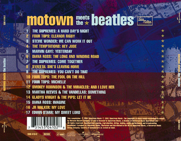 Various - Motown meets the Beatles (1995 CD) VG+