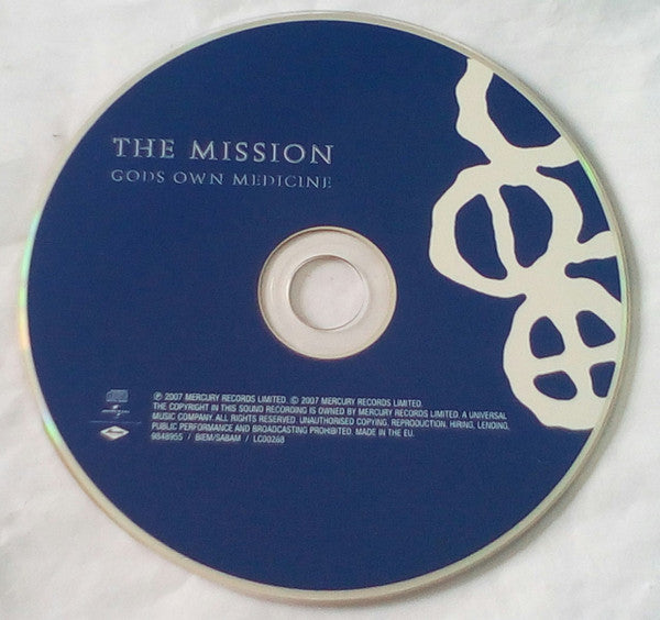 Mission - Gods Own Medicine (2007 CD) VG+