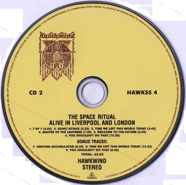 Hawkwind - Space Ritual (2013 Collectors Edition Double CD) Mint