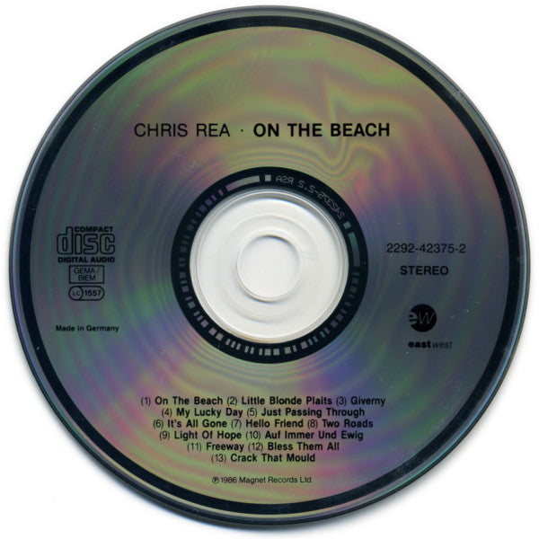 Chris Rea - On the Beach (1991 CD) Mint