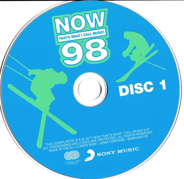 Various - Now Thats What I Call Music 98 (2017 DCD) NM